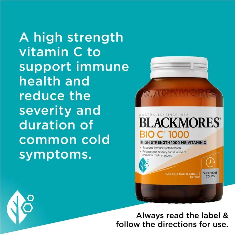 Blackmores BIO-C天然维生素C 1000mg 150粒 4