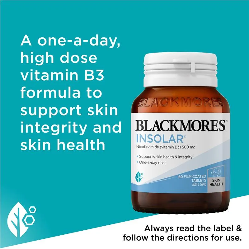Blackmores Insolar烟酰胺焕白修复精华片 4