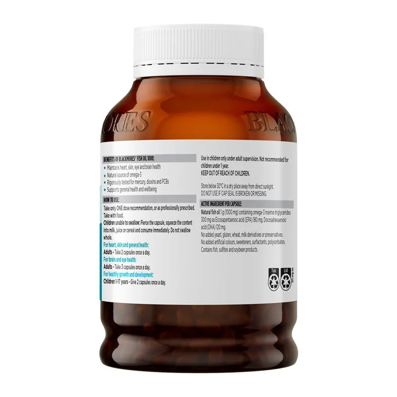 Blackmores 原味味深海鱼油 400粒 3