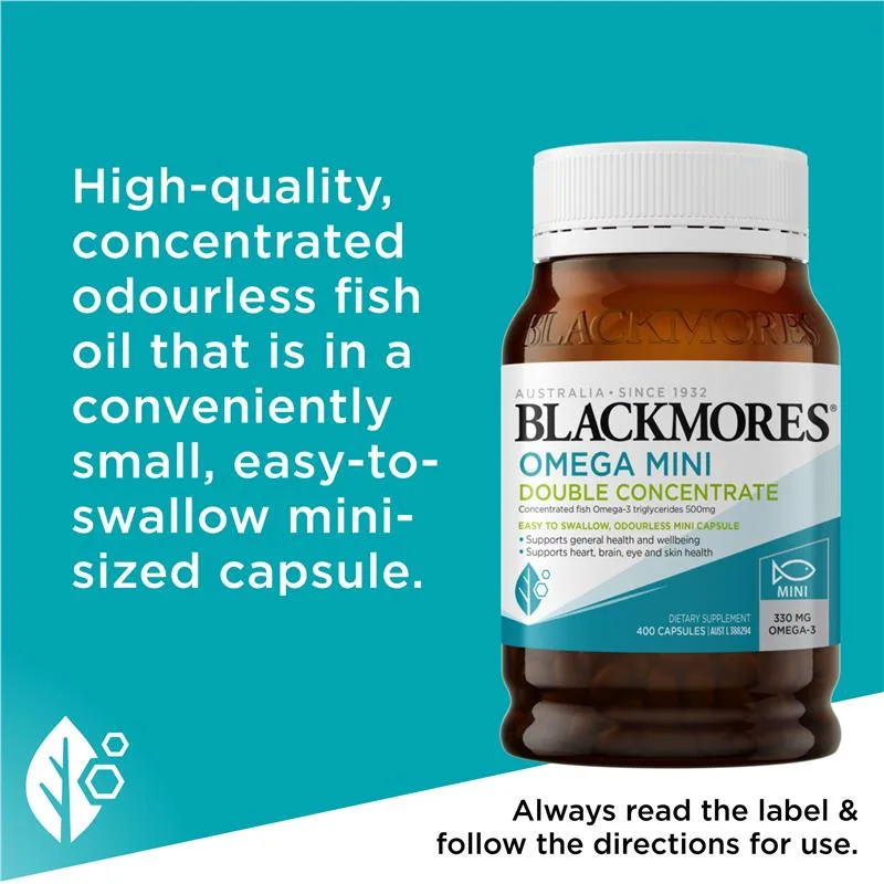 Blackmores 新版迷你双倍浓缩无腥味鱼油 4