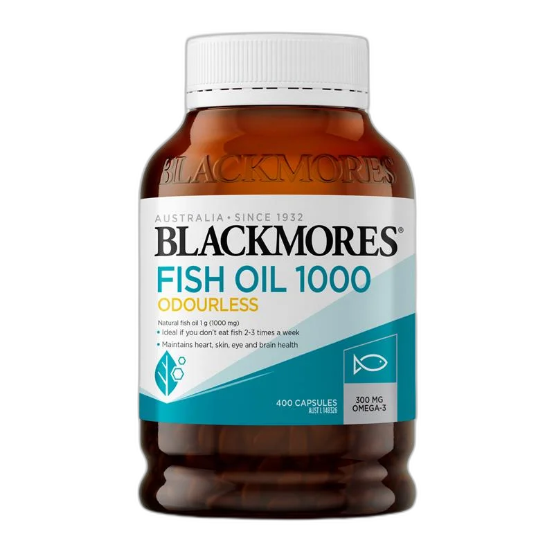 Blackmores 无腥味深海鱼油 1000mg 400粒