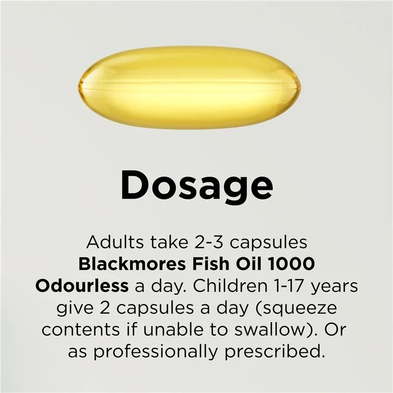 Blackmores 无腥味深海鱼油 1000mg 400粒 6