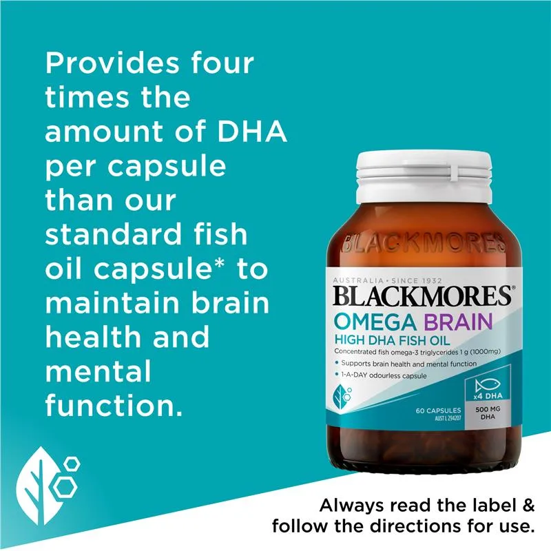 Blackmores 高浓度DHA健脑鱼油 4
