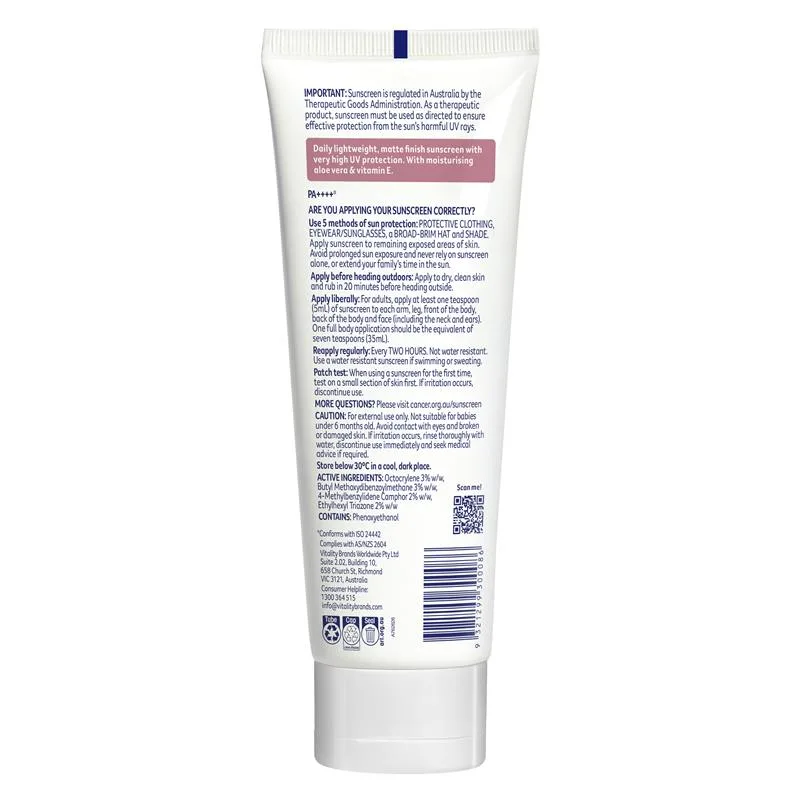 Cancer Council 粉色防晒霜 SPF50+(2小时防水） 2