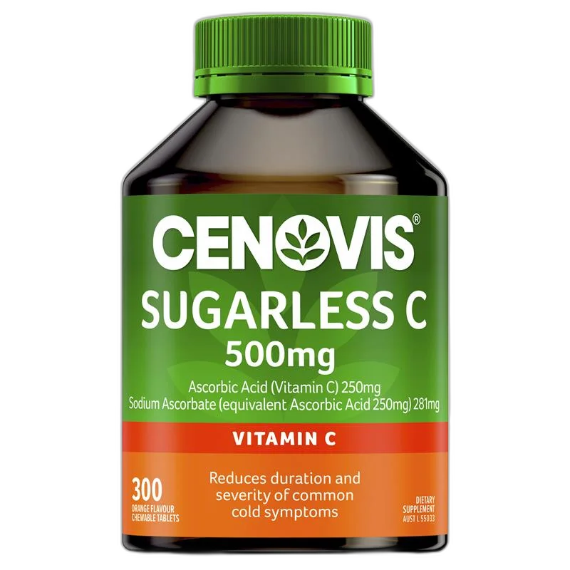 Cenovis 维生素C咀嚼片 无糖型 500mg 300粒 1
