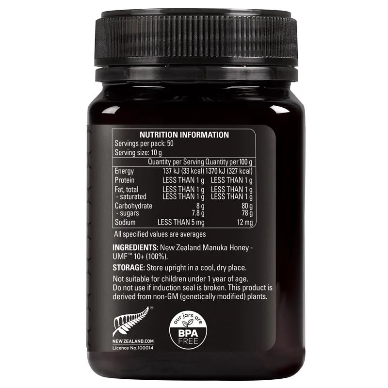 Comvita 新西兰康维他麦卢卡蜂蜜10+ 500g 6