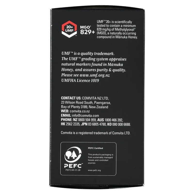 Comvita 新西兰康维他麦卢卡蜂蜜20+ 250g 5