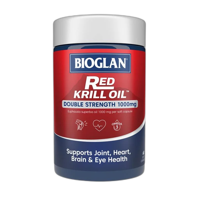 Bioglan 双倍加强型红磷虾油胶囊 1000mg 1