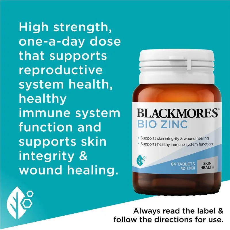 Blackmores 生物锌片活性锌片 4