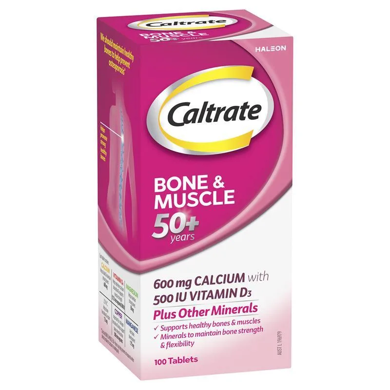 Caltrate 50+骨骼和肌肉 咀嚼片 2
