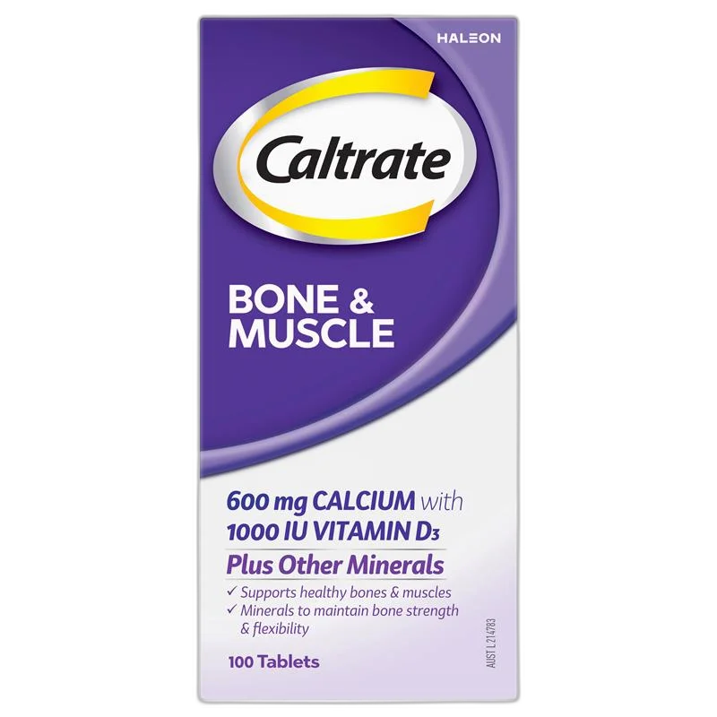 Caltrate 骨骼和肌肉 咀嚼片 1