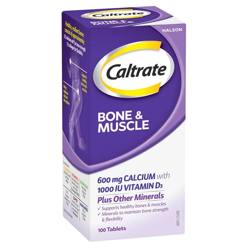Caltrate 骨骼和肌肉 咀嚼片 2