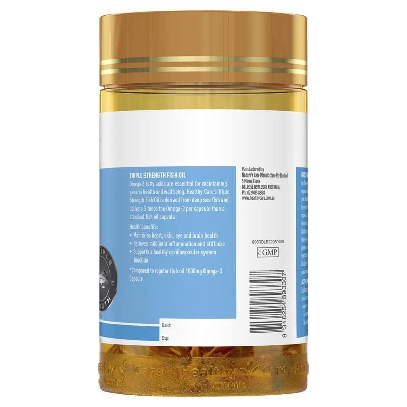 Healthy Care 三倍加强版鱼油 3
