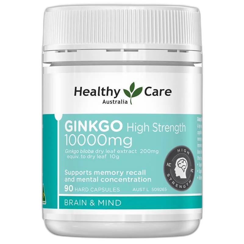 Healthy Care 高含量10000mg银杏健脑记忆力片 1