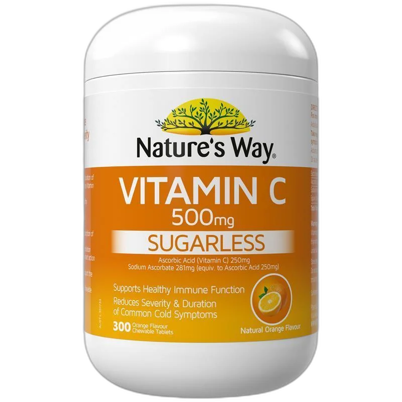 Nature's Way 佳思敏 无糖型vc 维生素C咀嚼片 500mg 1