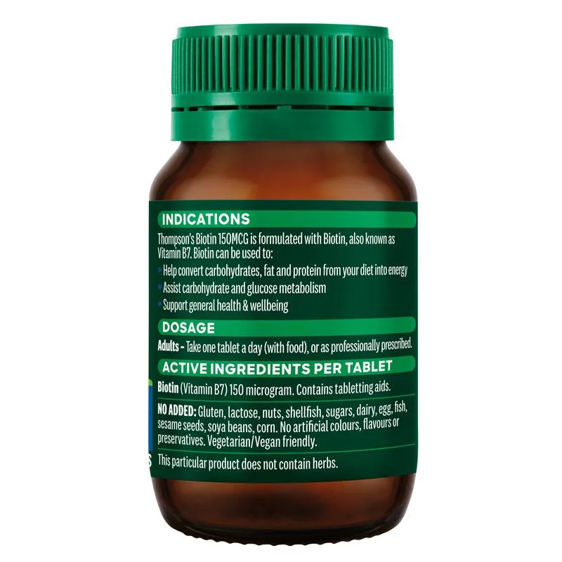 Thompson's 汤普森高浓度生物素150mcg 2