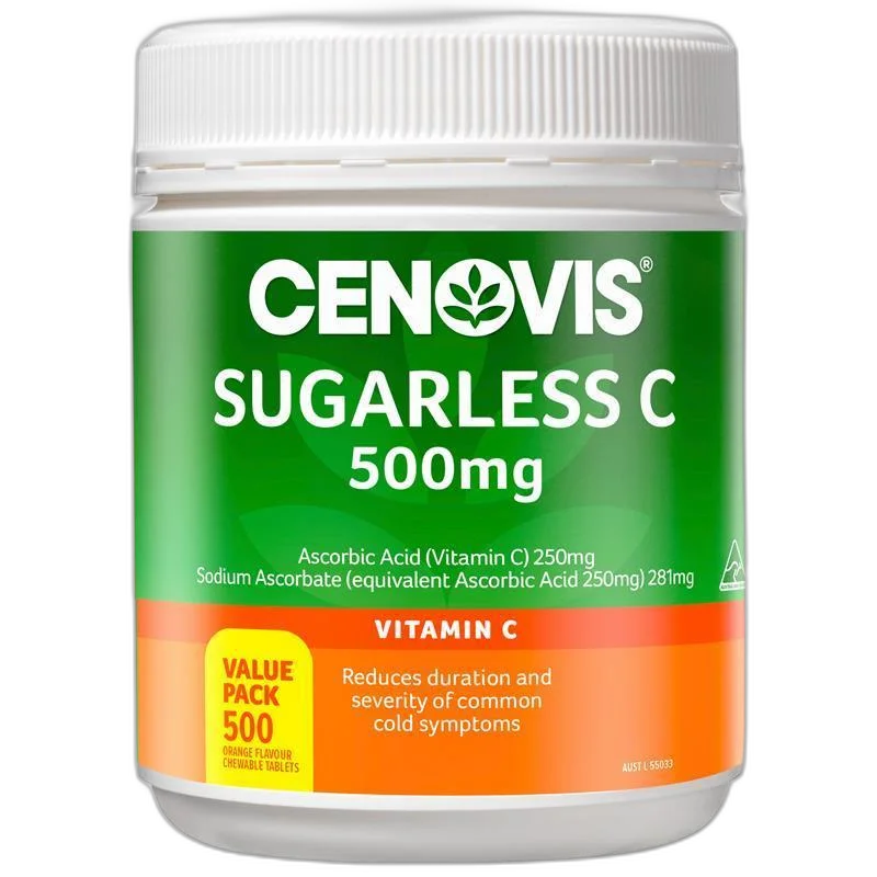 Cenovis 维生素C咀嚼片 vc无糖型 500mg 1