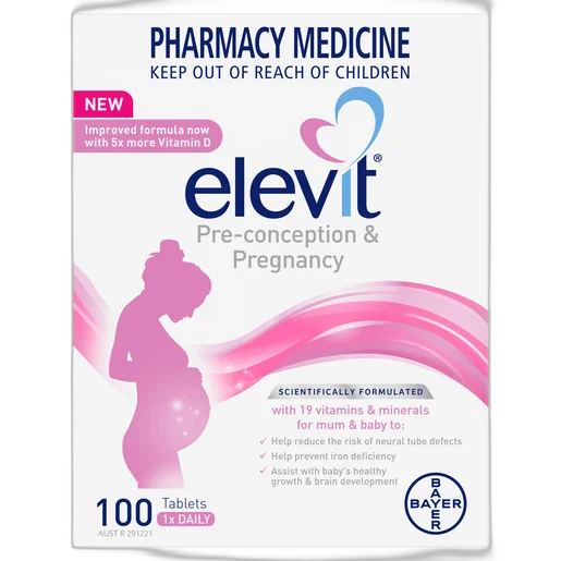 Elevit 女士爱乐维孕妇维生素含叶酸 100粒 1