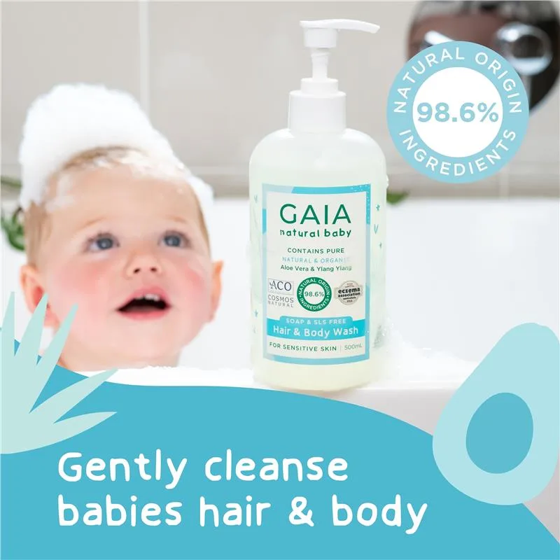 GAIA 婴儿 沐浴洗发二合一 500ml 5