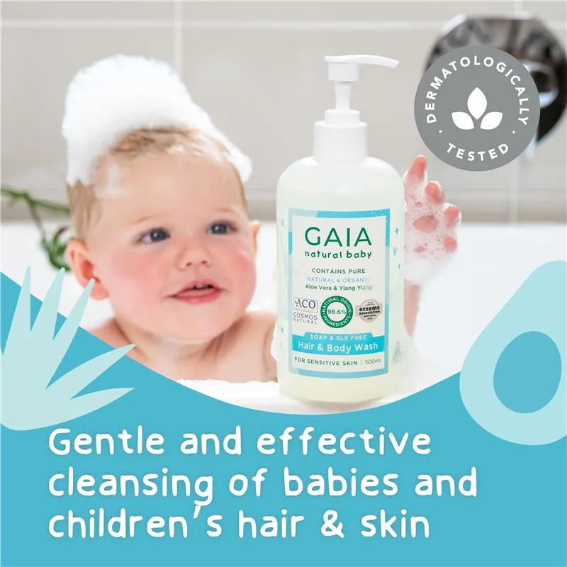 GAIA 婴儿 沐浴洗发二合一 500ml 6
