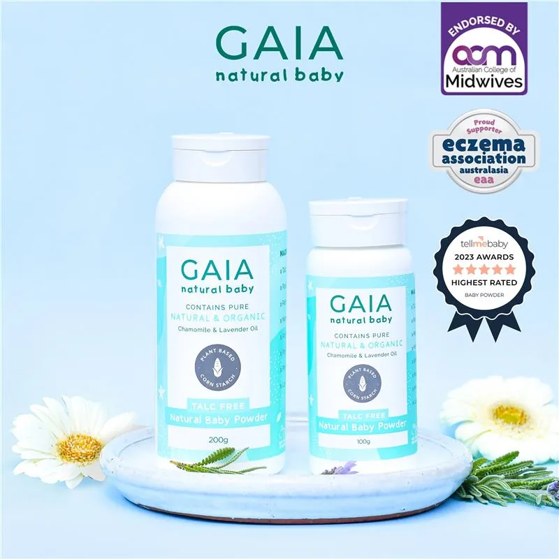 GAIA 婴儿爽身粉 100g 4