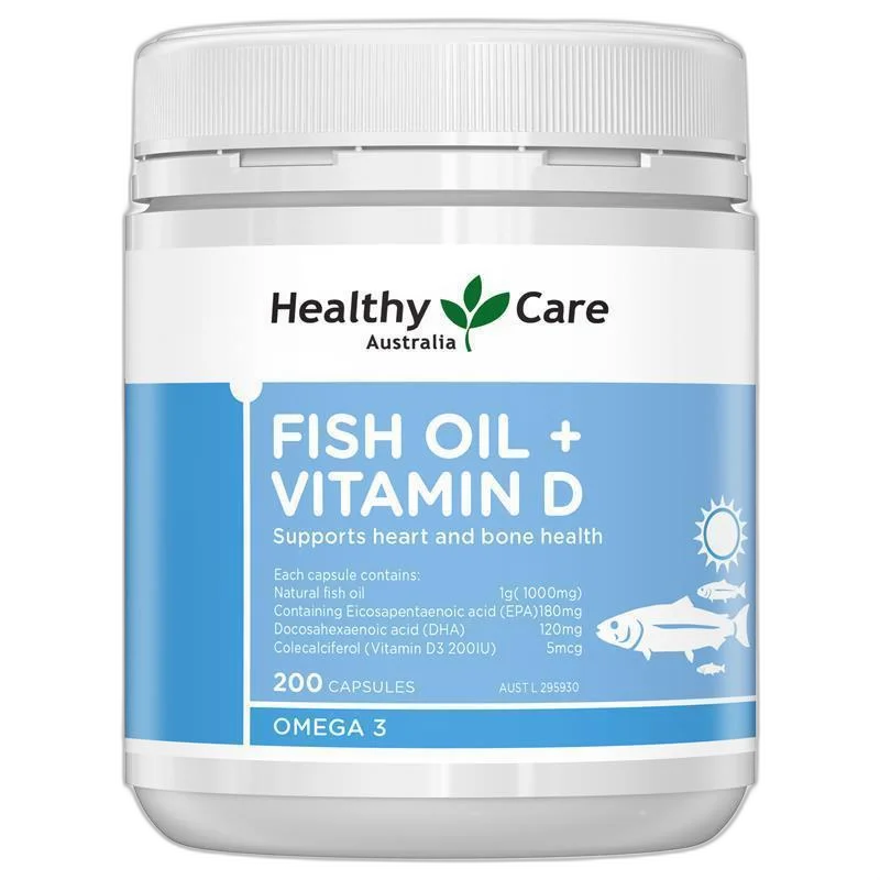 Healthy Care 鱼油+维生素D 1
