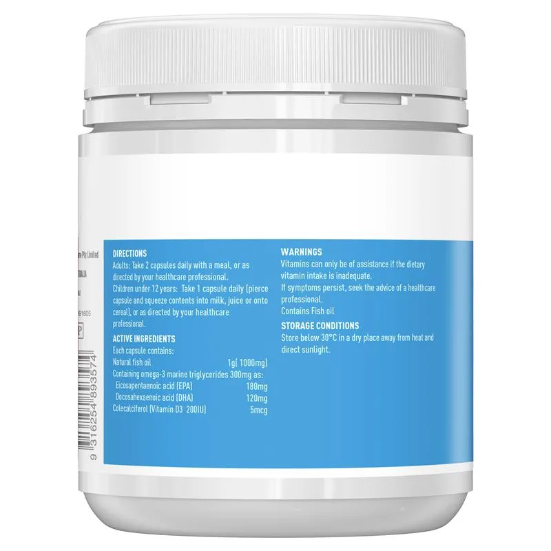 Healthy Care 鱼油+维生素D 3