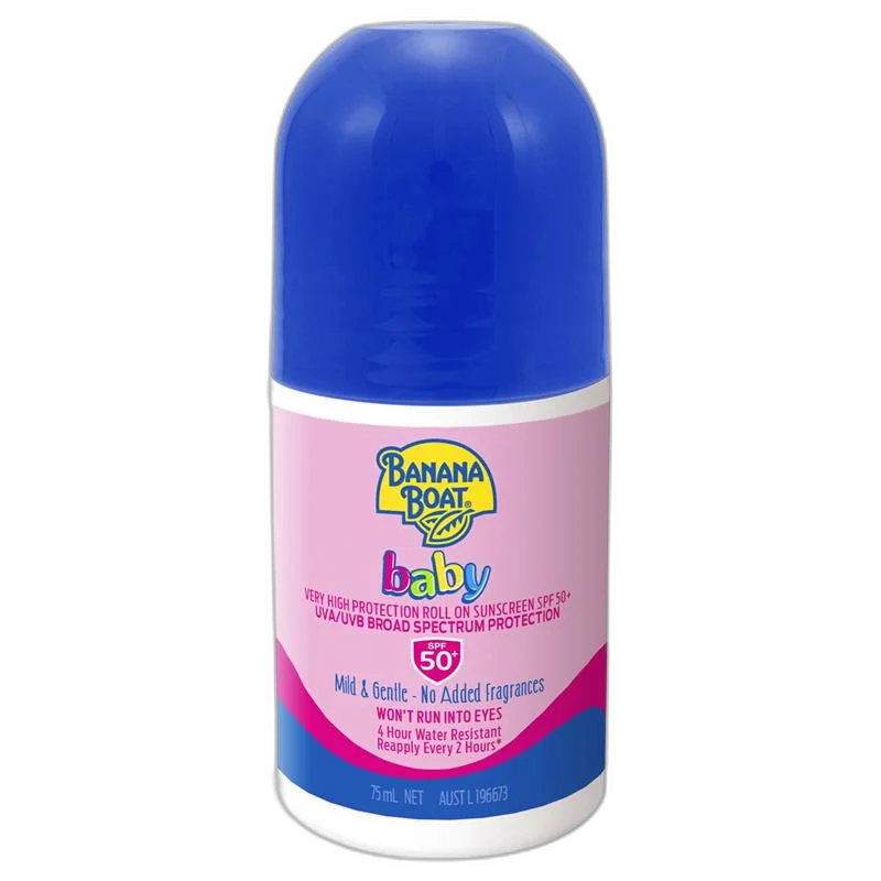Banana Boat 香蕉船婴儿滚珠防晒霜 SPF50+ 75ml（粉色） 1