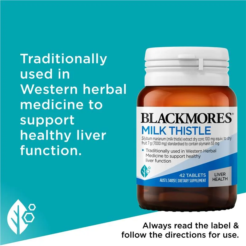 Blackmores 奶蓟草护肝片 4