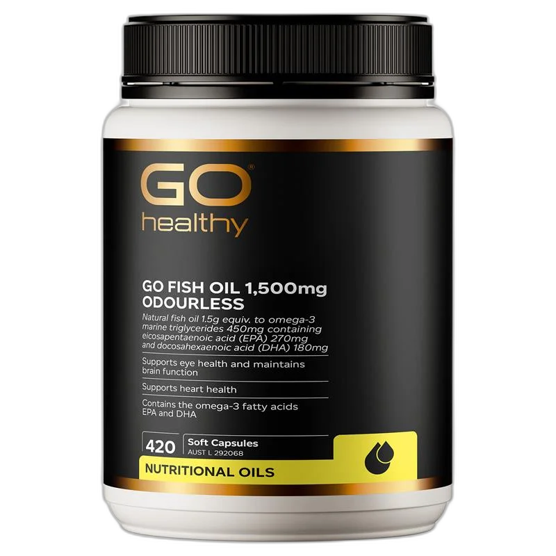 GO Healthy 鱼油1500mg 1