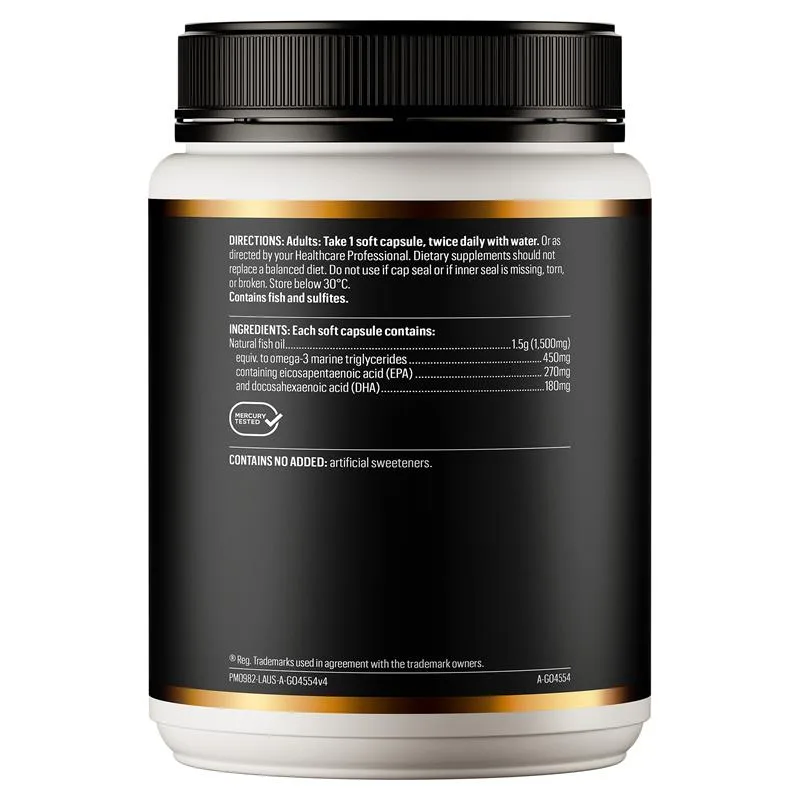 GO Healthy 鱼油1500mg 2
