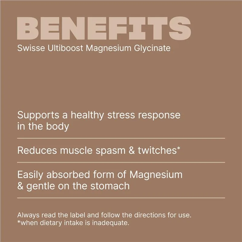 Swisse 甘氨镁片 4