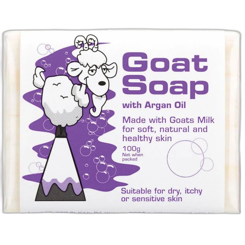 Goat Soap 羊奶皂 阿甘油味 100g CW瘦羊版 1