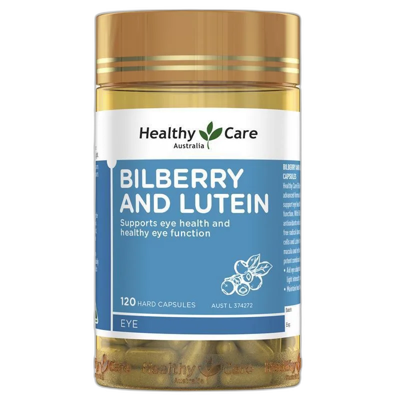 Healthy Care Bilberry Lutein 蓝莓素叶黄素护眼胶囊120粒 1