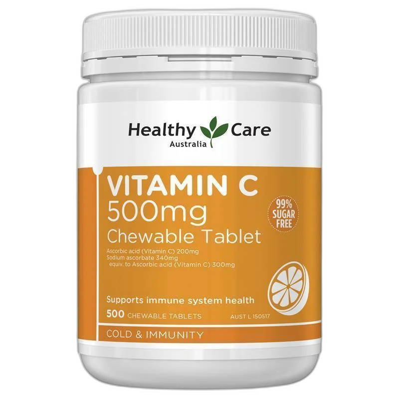 Healthy Care 维生素C咀嚼片 500粒 1