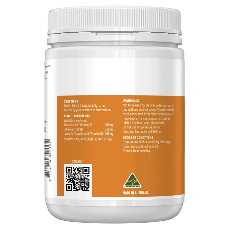 Healthy Care 维生素C咀嚼片 500粒 2