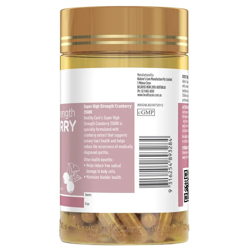 Healthy Care 蔓越莓胶囊 25000mg 3