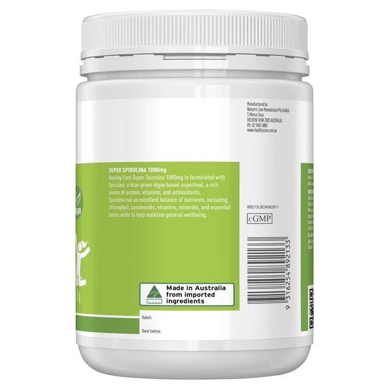 Healthy Care 螺旋藻 1000mg 3