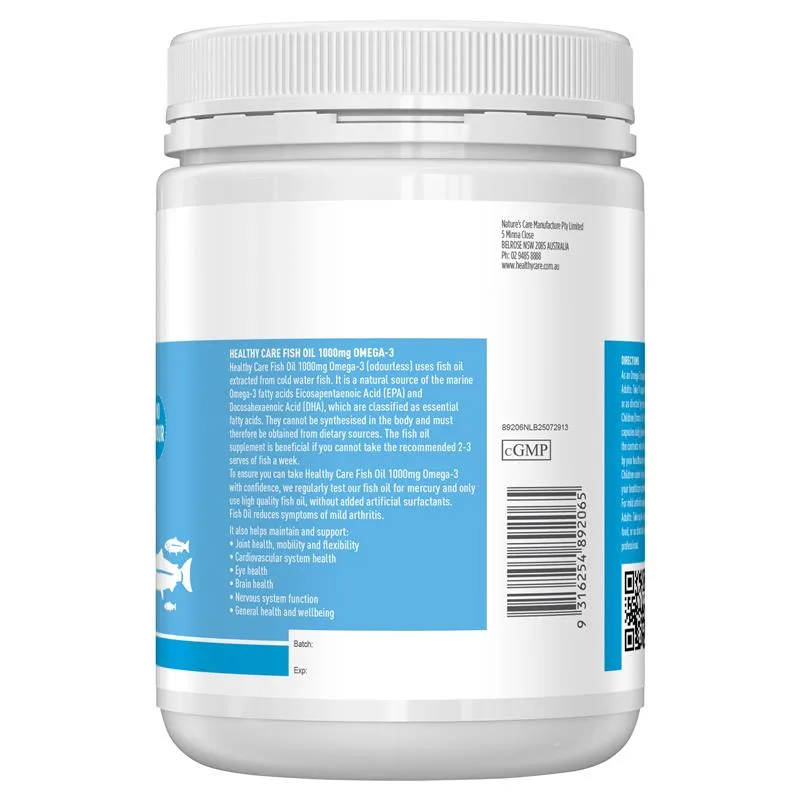 Healthy Care 鱼油 400粒 3