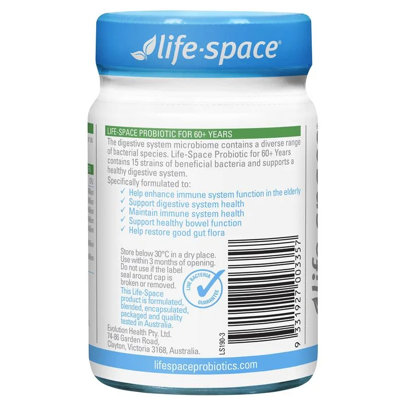Life Space 60岁以上 老年人益生菌 60粒 2
