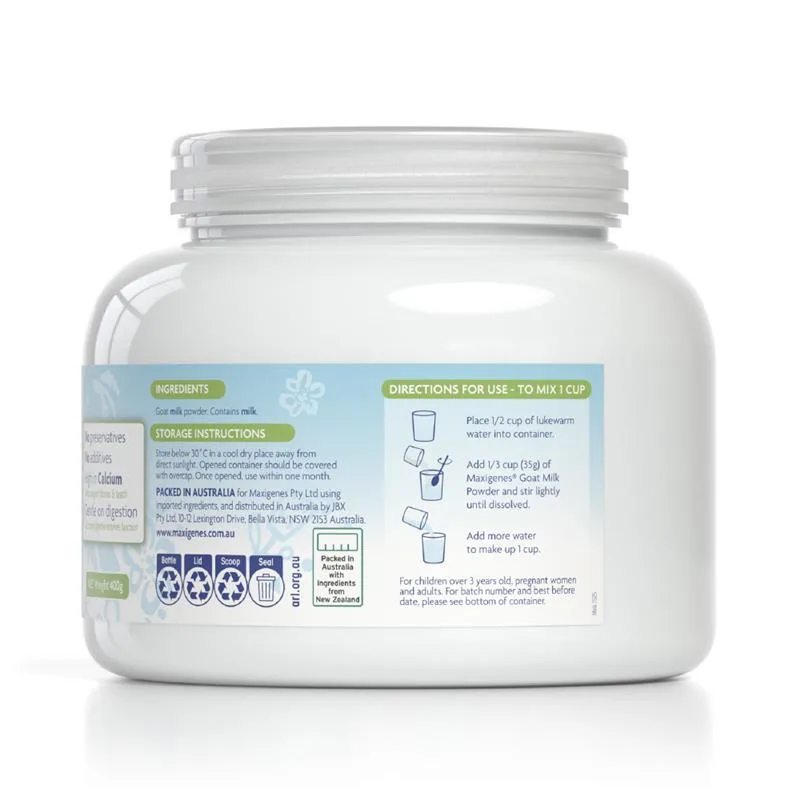 Maxigenes Goat Milk Powder 美可卓成人羊奶粉 400g 3