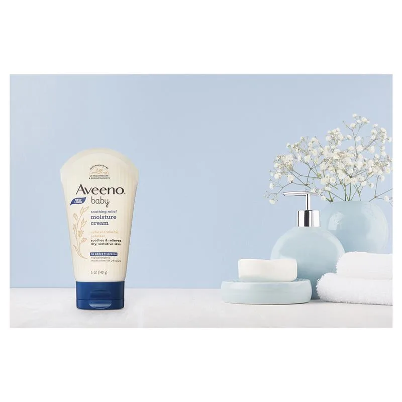 Aveeno 婴儿天然燕麦舒缓润肤乳霜面霜140g 4