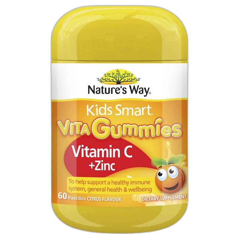 Nature's Way Kids Smart 佳思敏 儿童维生素C加锌软糖 60粒 1