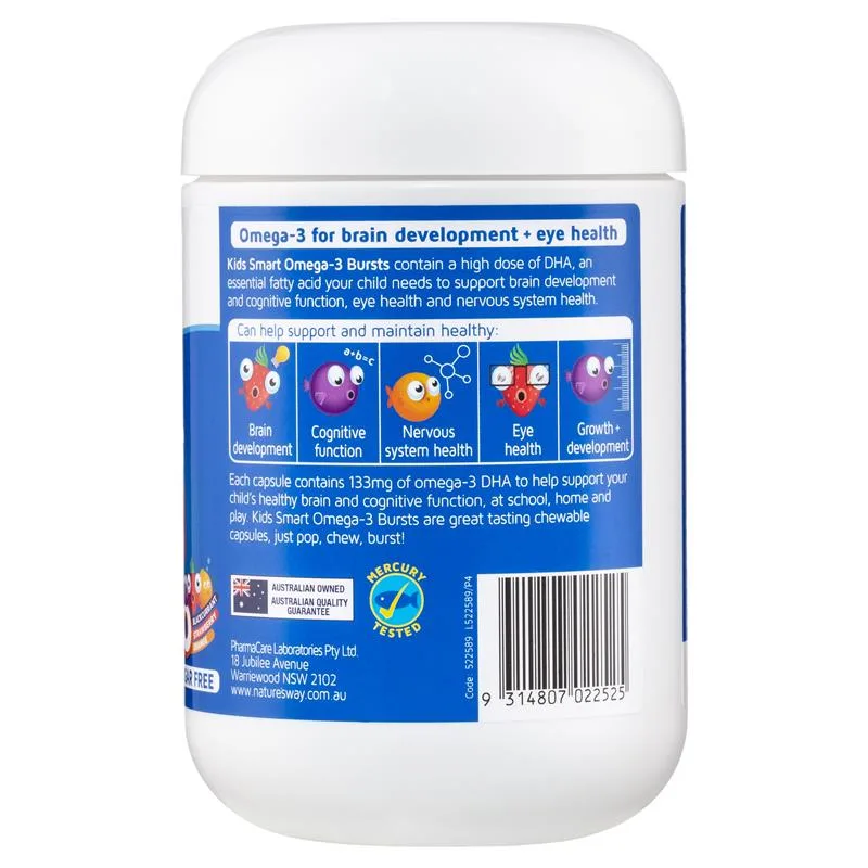 Nature's Way Kids Smart 儿童三色鱼油 180粒 3