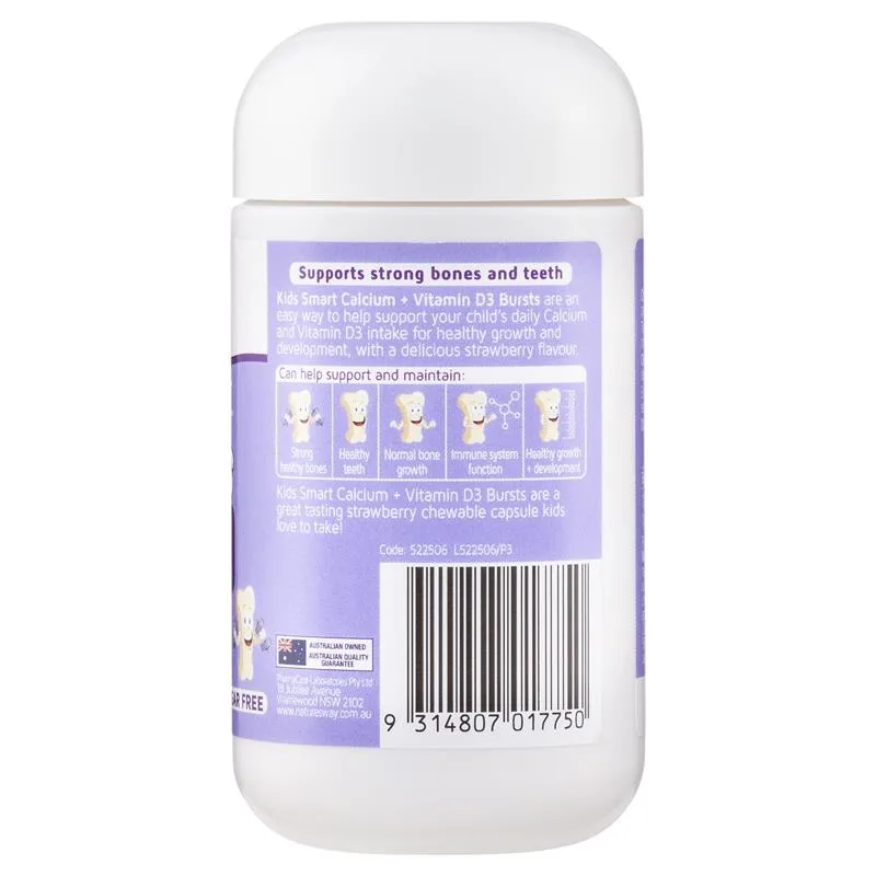 Nature's Way 草莓口味儿童液体钙+D3胶囊 50粒 3
