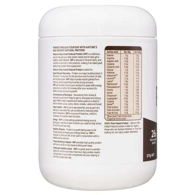 Nature's Way 佳思敏蛋白质粉巧克力味375g 2