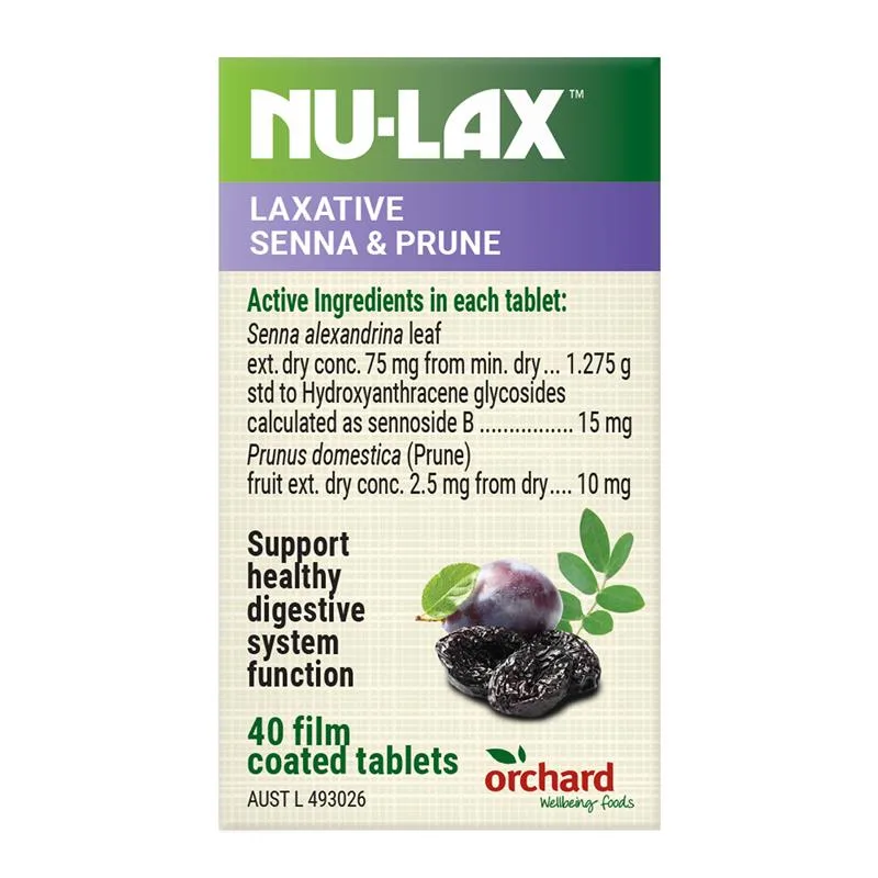 Nu-lax 乐康片加强（西梅味） 2