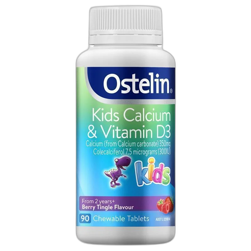 Ostelin 新版Kids 儿童恐龙钙90粒 1