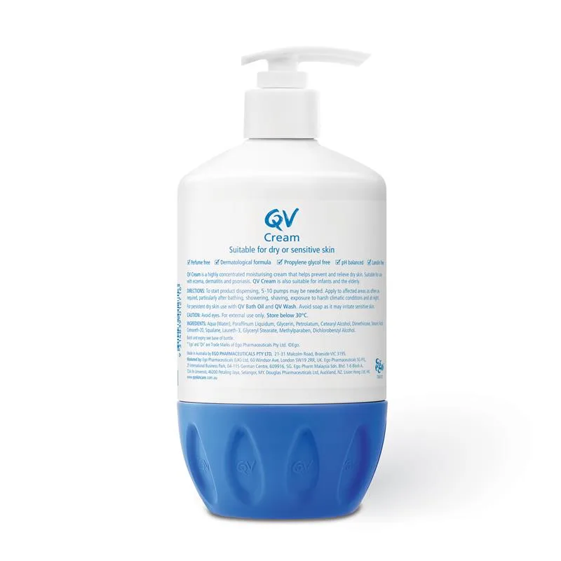 QV cream按压头成人 500克 2