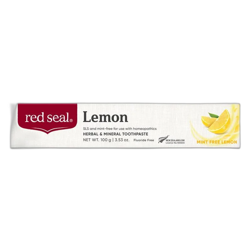 Red Seal 红印 清新柠檬牙膏 清新口气 100g